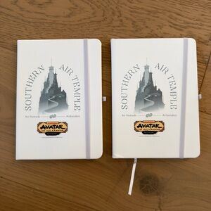 NWT Avatar the Last Airbender in Concert Southern Air Temple Notebook - set of 2
